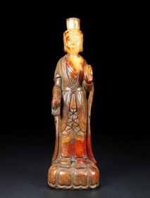 Hetian Jade Buddha Statue