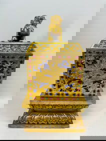 A Exquisite Gilt Bronze Dragon Pattern Seal