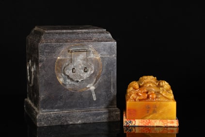 Shoushan Stone Tianhuang Stone Dragon Seal