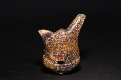 An Archaic Gaogu Jade Fish Ornament