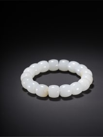 A Rare Hotan Jade Bracelet