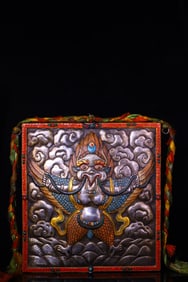 A Exquisite Thogchag Inlaid Gems Statue of Vajra Thangka