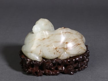 A Exquisite Hotan Jade Camel Ornament