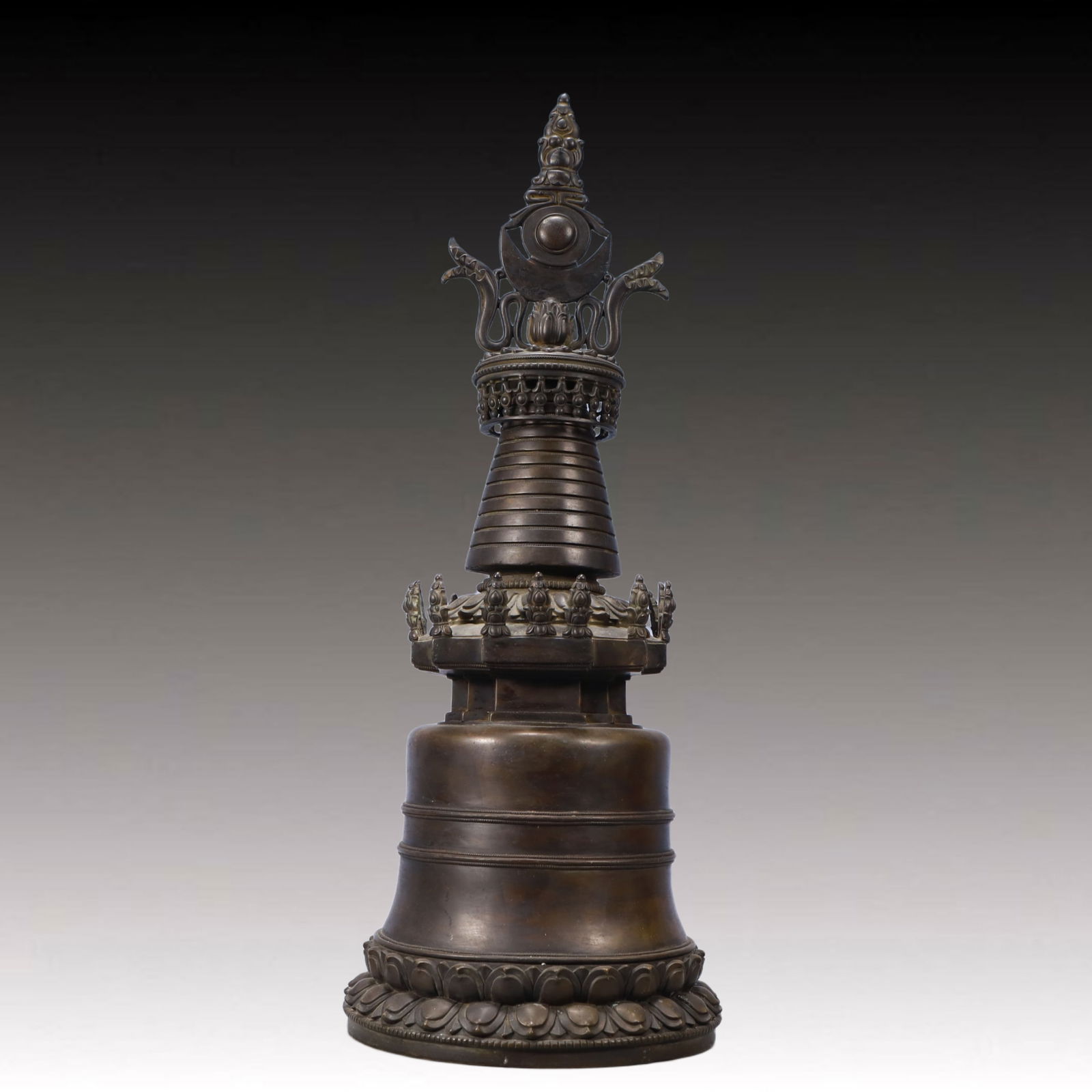 An Exquisite Bronze Pagoda (1 of 9)