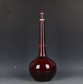 A Huge Ji Red Glazed Pot