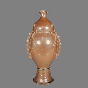 A Rare Ding yao Fish Pattern Vase