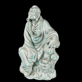 An Exquisite Blance-De-Chine Statue of Arhat