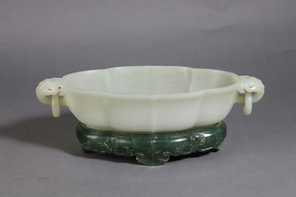 A Exquisite Hotan Jasper Brush Washer