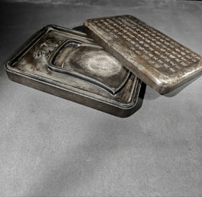 A Set of Rare Poem Inkstones