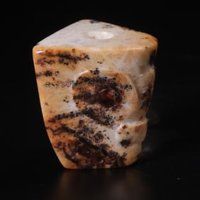 An Archaic Gaogu Jade Cong Ornament