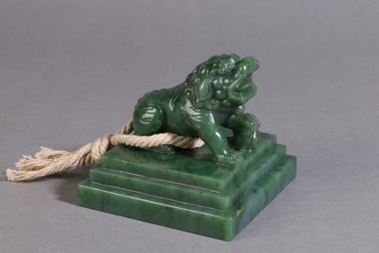 A Exquisite Hotan Jasper Kylin Seal