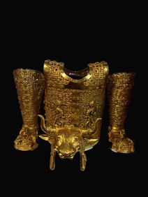 A Set of Exquisite Gilt Bronze Armor