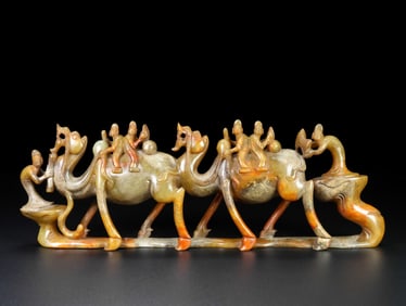Hetian Jade Camel Ornament