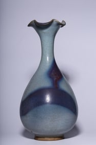 A Rare Jun yao Purple Spot Flower-Mouth Vase