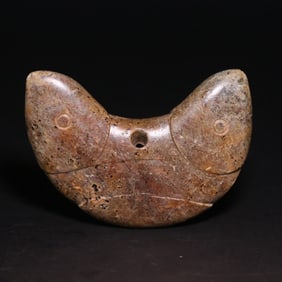 A Exquisite Archaic Jade Handheld Ornament