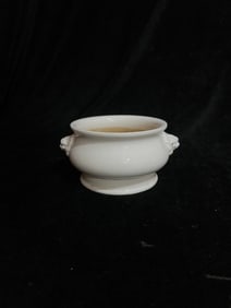 A Exquisite Blanc-De-Chine Lion-Ears Censer