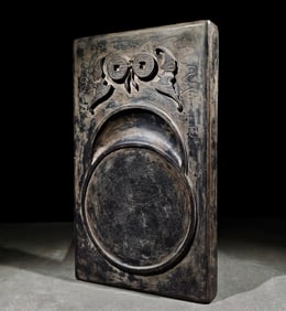 An Exquisite Bats Pattern Inkstone