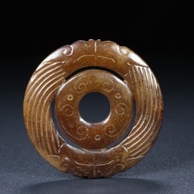 An Exquisite White Jade Ornament