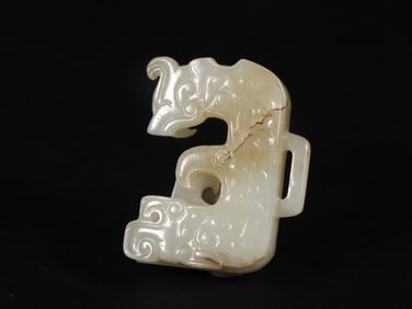 An Exquisite White Jade Ornament