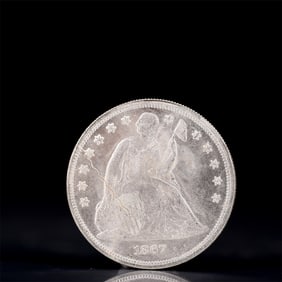 USA One Dollar 1867 Coin