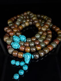 An Exquisite White Jade Round beads