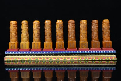 A Set of Fine Tianhuang Stone Dragon Pattern Seal