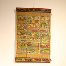 A Set of Fine Kesi Buddha Statue Tangka