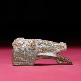 A Exquisite Hotan Jade Horse Head