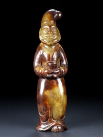 A Exquisite Hotan Jade Figures Ornament