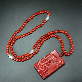 A Exquisite Hotan Jade Carved Tiger Pattern Jade Plaque