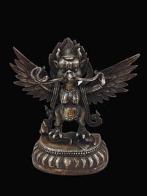 A Exquisite Gilt Silver Bronze Bird Ornament