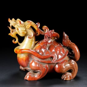 A Exquisite Hotan Jade Turtle Ornament