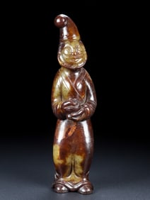 A Exquisite Hotan Jade Figures Ornament