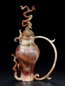 A Exquisite Hotan Jade Vase