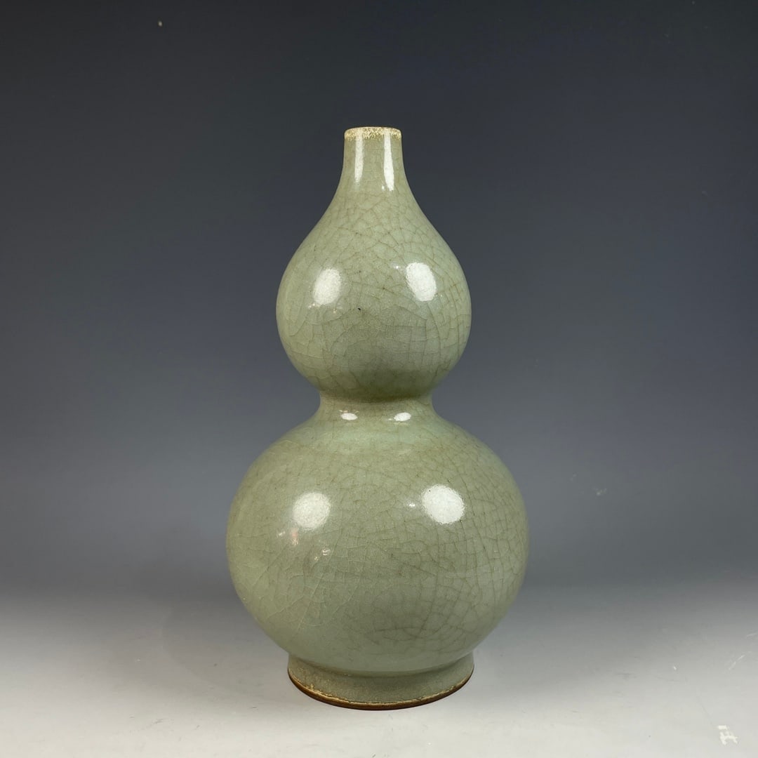 An Exquisite Longquan yao Gourd-Shaped Vase (1 of 8)