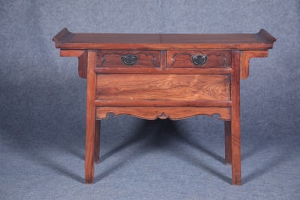 A Huge Huanghuali Wood Two-Connected Cabinet