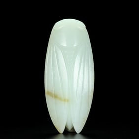 A Exquisite Hetian Jade Cicada