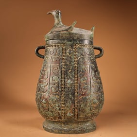 A Exquisite Huanghuali Wood Brush Holder