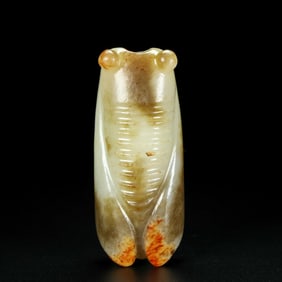 A Exquisite Hetian Jade Cicada
