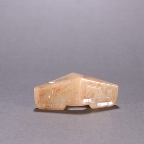 A Exquisite Hotan Jade Handheld Ornament