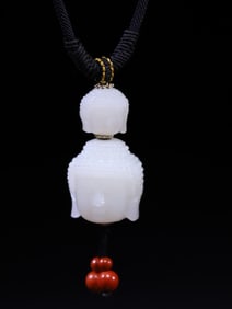 A Exquisite Hetian Jade Buddha Head