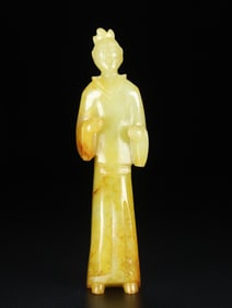 A Exquisite Hetian Jade Human Ornament
