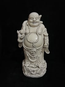 A Exquisite Blanc-De-Chine Buddha Statue Ornament