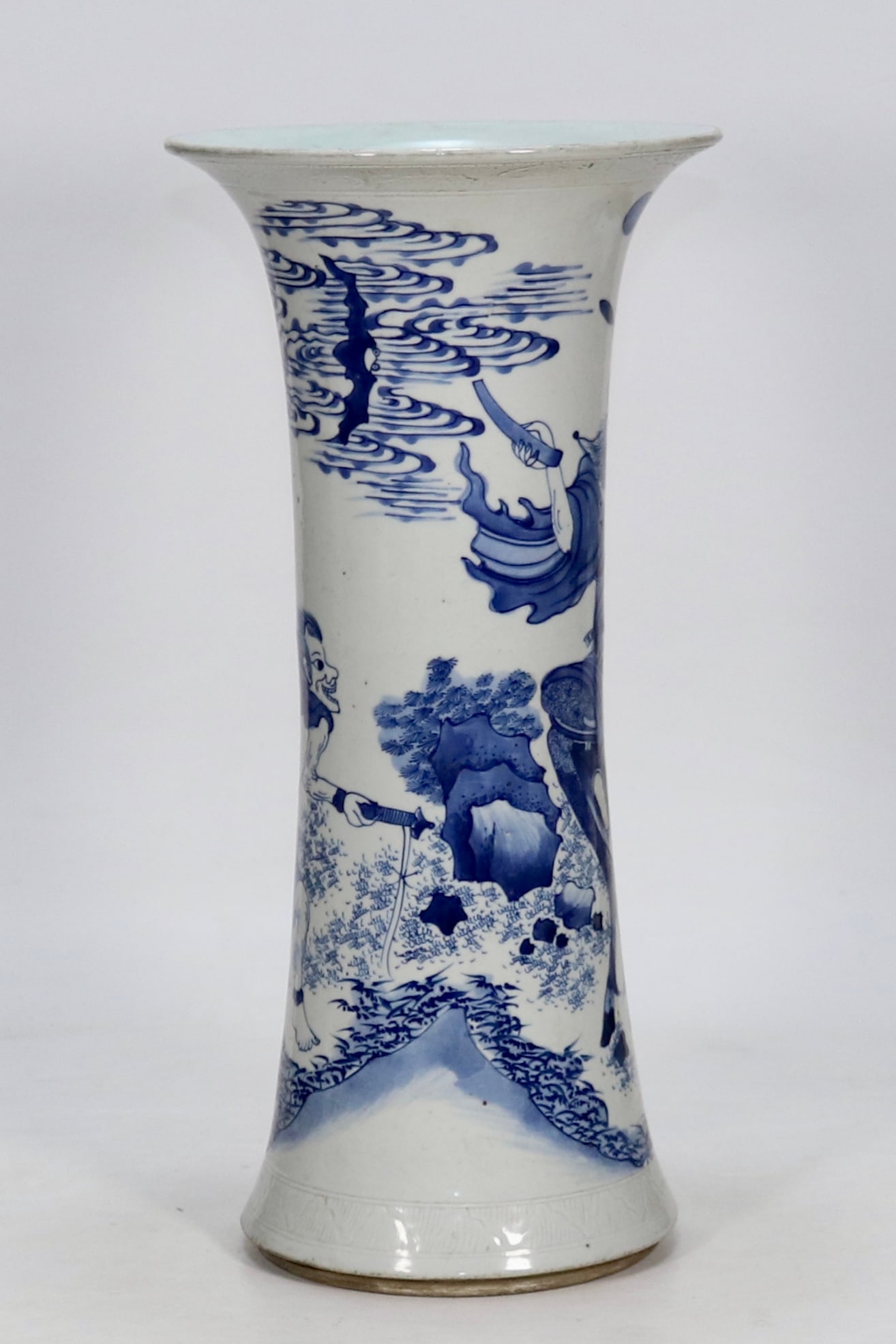 A Exquisite Blue and White Figures Pattern Vase - 2