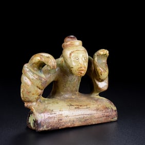 A Exquisite Hetian Jade Human-Shaped Ornament