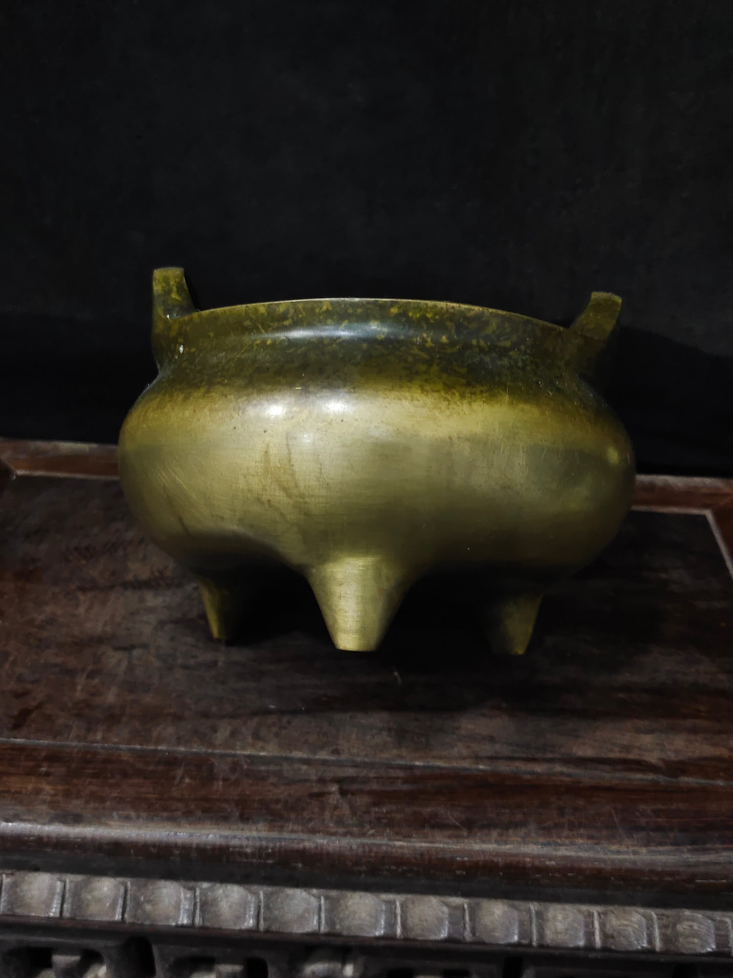 A Exquisite Bronze Tripod Censer - 7