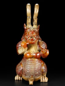 A Exquisite Hotan Jade Bear Ornament