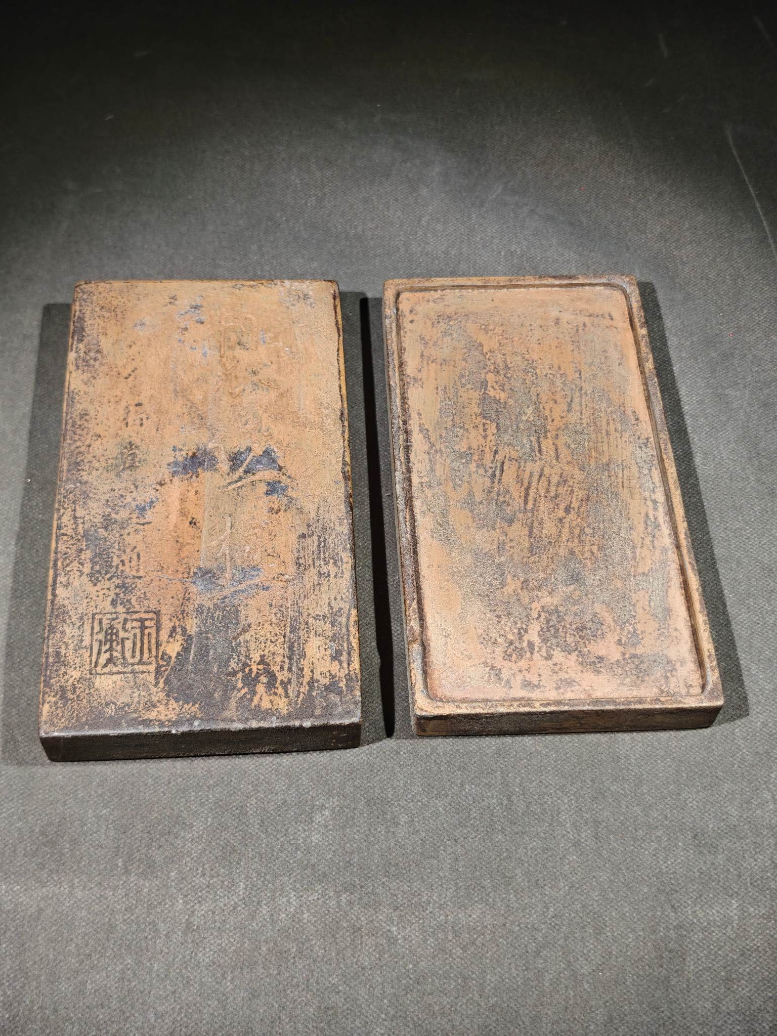 A Exquisite Deer and Crane Pattern Inkstone - 5