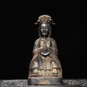 A Exquisite Bronze Human-Shaped Ornament