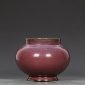 A Exquisite Jun yao Purple Glazed Flowerpot